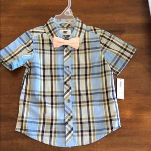 3t boys shirt and bow tie